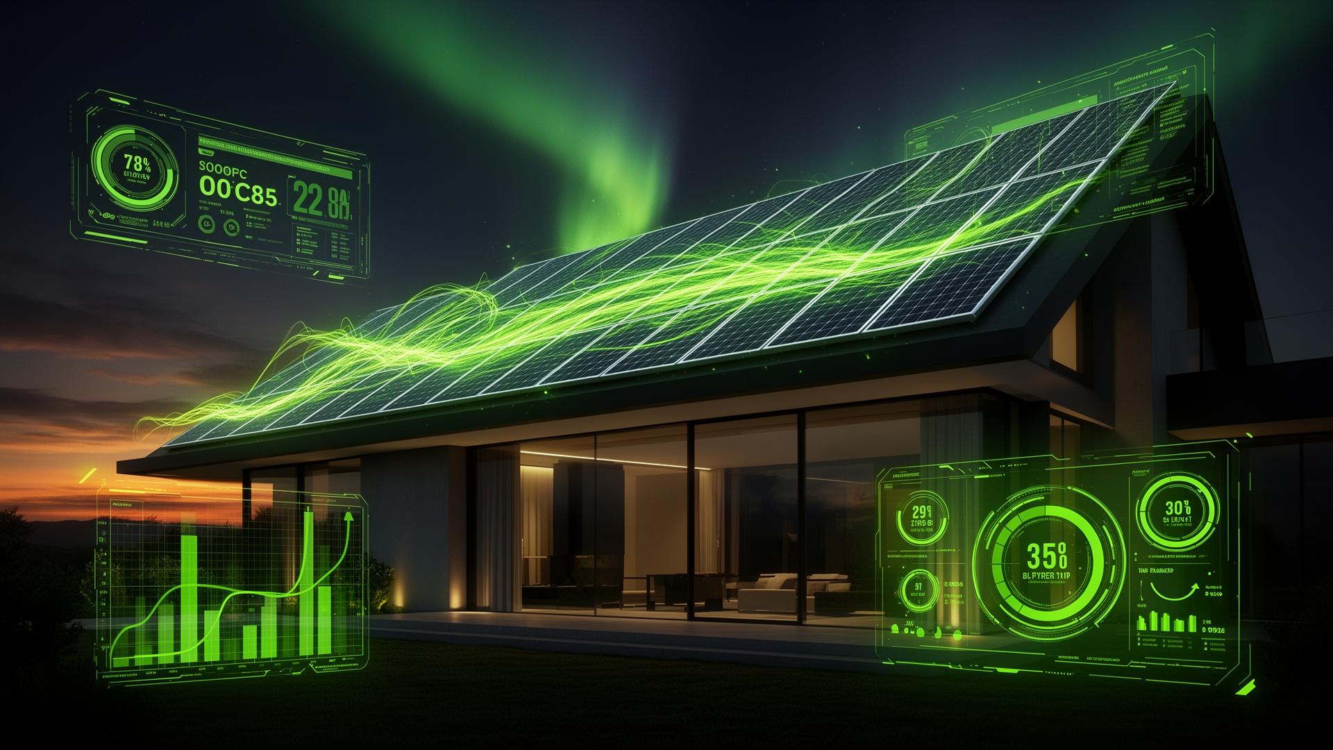 Casa inteligente com energia solar